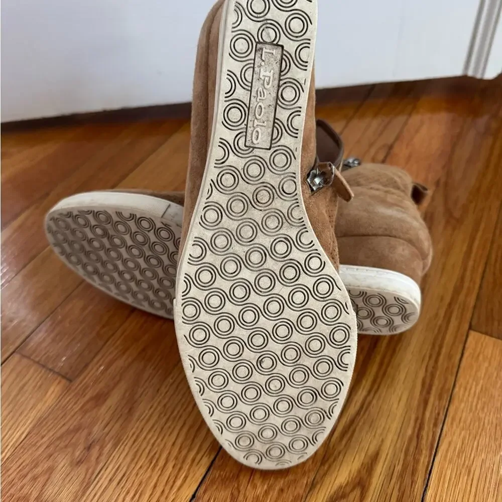 Linea Paolo Tan Suede sneaker bootie Size 9 - Picture 7 of 8